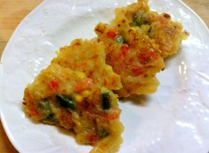 簡単ミックスベジタブルとチーズのお焼き-レシピのメイン写真