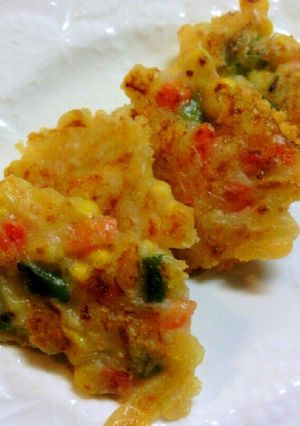 簡単ミックスベジタブルとチーズのお焼き-レシピのメイン写真