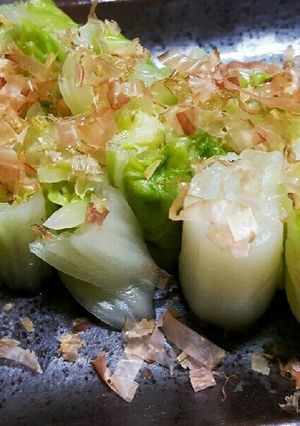 "チン"で簡単手間なし～白菜のお浸し-レシピのメイン写真