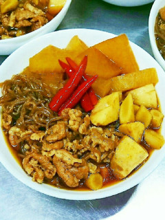 簡単激辛根野菜と牛肉糸こんダイエット-レシピのメイン写真