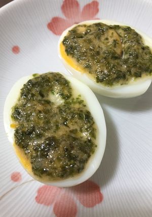 お弁当にも‼︎ゆで卵の青のりマヨ焼き-レシピのメイン写真