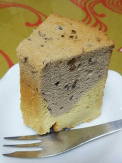かぼちゃと小豆のシフォンケーキ-レシピのメイン写真