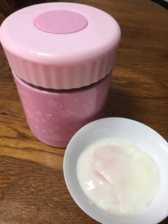 手間なし温泉卵。スープジャーで。-レシピのメイン写真