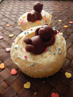 チョコクマ&ホケミで簡単焼きドーナツ-レシピのメイン写真
