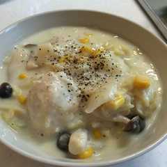รูปของ 簡単失敗なし！鶏団子のコク旨クリーム煮☆