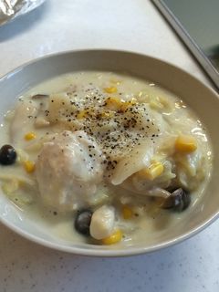 簡単失敗なし!鶏団子のコク旨クリーム煮☆-レシピのメイン写真