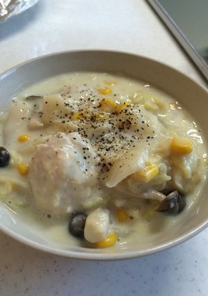 簡単失敗なし！鶏団子のコク旨クリーム煮☆-レシピのメイン写真