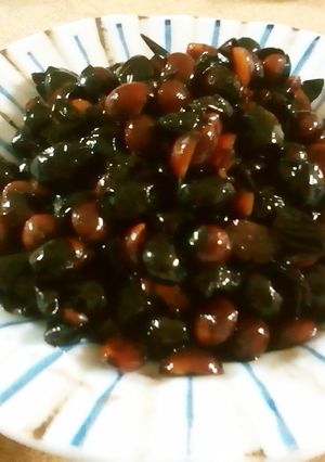 レンジで時短☆コリコリの黒豆(๑´ڡ`๑-レシピのメイン写真