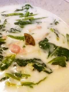 柚子胡椒☆ほうれん草とベーコンのシチュー-レシピのメイン写真