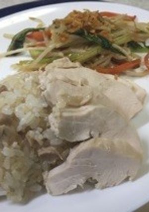 発芽玄米のタイ風チキンライス-レシピのメイン写真