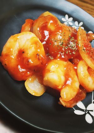 エビチリ＊豆板醤不要-レシピのメイン写真