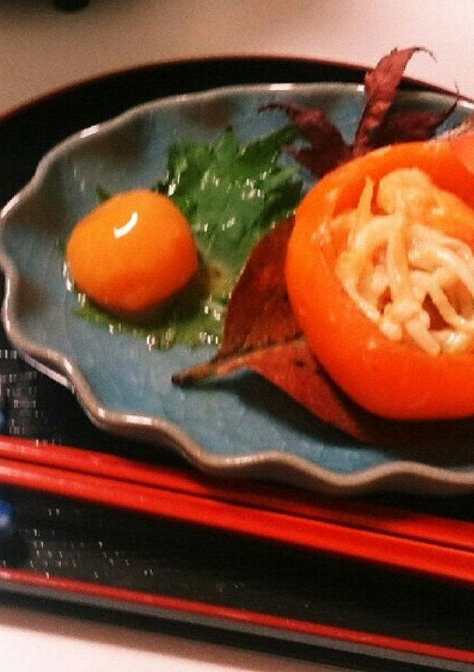 料亭の味『柿の和え物』簡単おもてなし料理-レシピのメイン写真