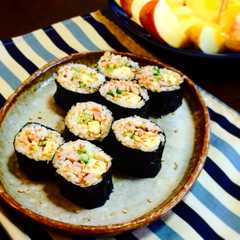 รูปของ ◎卵焼きとハムときゅうりの海苔巻き◎