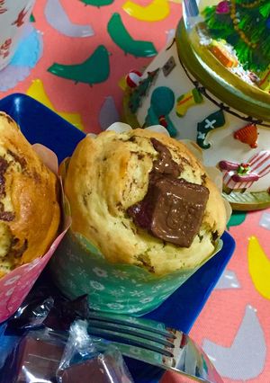アルファベットチョコバナナマフィン！-レシピのメイン写真