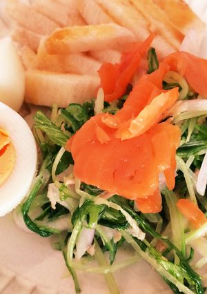 【常備菜】水菜とツナのサラダ-レシピのメイン写真