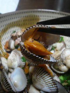 赤貝の酒蒸し-レシピのメイン写真