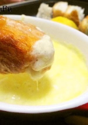 ホットプレートで熱々チーズフォンデュ♪-レシピのメイン写真