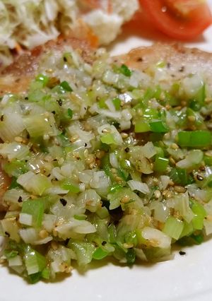 豚ロースの旨ウマねぎ塩にんにく-レシピのメイン写真