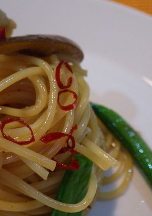 ピリッと辛いパスタ-レシピのメイン写真