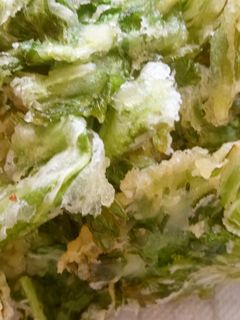 セロリの葉の天ぷら-レシピのメイン写真