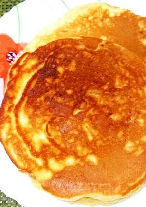 完熟柿のホットケーキ-レシピのメイン写真
