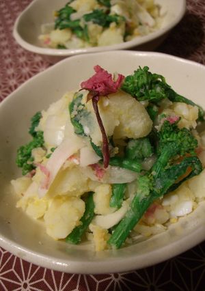 ☆春を満喫〜桜のポテトサラダ☆-レシピのメイン写真