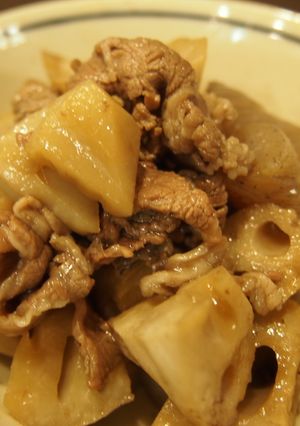☆レンコンと牛肉とコンニャクの炊いたん☆-レシピのメイン写真