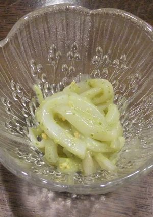 ヤリイカのジェノベーゼソース-レシピのメイン写真