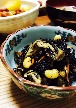 ご飯がススム！ベーコンinひじきの煮物！-レシピのメイン写真