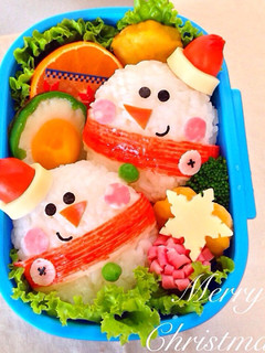 簡単♪雪だるまおにぎり*-レシピのメイン写真