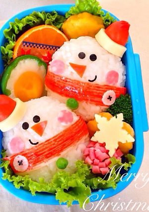 簡単♪雪だるまおにぎり*-レシピのメイン写真