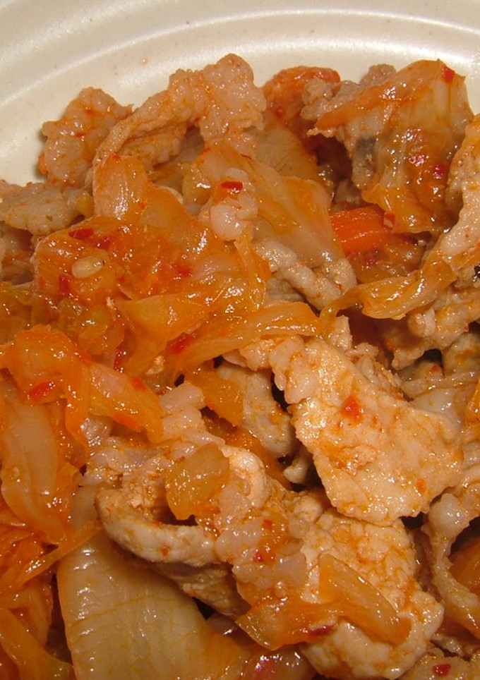 簡単♪豚肉とキムチの炒め物-レシピのメイン写真