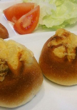 ツナマヨポテトの惣菜パン♪-レシピのメイン写真