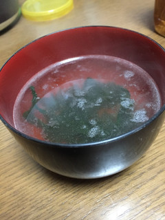 簡単1分!お湯を注ぐだけ!わかめスープ-レシピのメイン写真