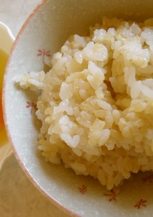 簡単健康☆たまごかけ「発芽米」 ご飯-レシピのメイン写真