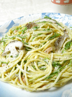 ワンポットパスタ☆塩辛わさびクリーム-レシピのメイン写真