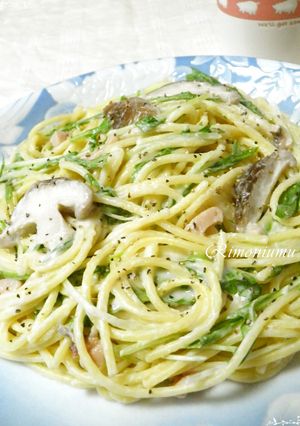 ワンポットパスタ☆塩辛わさびクリーム-レシピのメイン写真