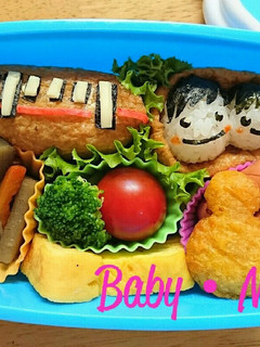 簡単 キャラ弁/いなり寿司で電車-レシピのメイン写真