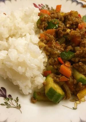 ☆彩りも美しい私のキーマカレー☆-レシピのメイン写真