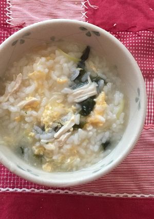 寒い日に最適!簡単!お手軽!中華粥-レシピのメイン写真