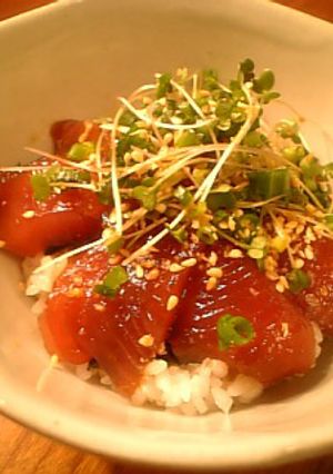 まぐろのづけ丼-レシピのメイン写真