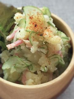 柚子胡椒入りオリーブオイルポテサラ-レシピのメイン写真