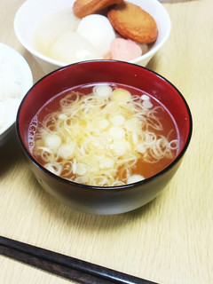 中華スープに変身!味噌汁-レシピのメイン写真