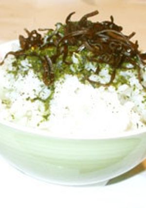 簡単！塩昆布と緑茶のお茶漬け♪アレンジ-レシピのメイン写真