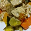 根菜の温サラダ 胡麻ドレッシング