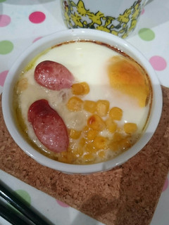 朝に簡単目玉焼きココットカマン-レシピのメイン写真