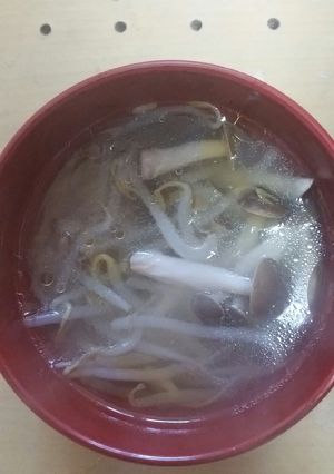 しめじともやしのシャンタンスープ-レシピのメイン写真
