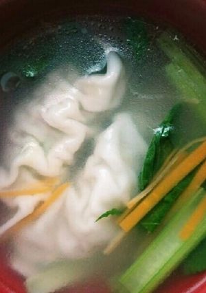 シャンタン餃子スープ-レシピのメイン写真