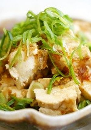 食べ応えあり☆　水切り豆腐の冷やっこ-レシピのメイン写真