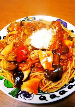 覚書☆きのこたっぷりボロネーゼ-レシピのメイン写真